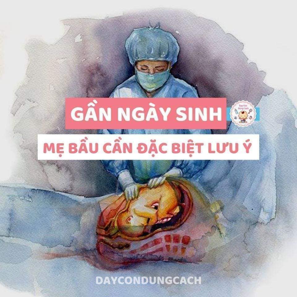 Gần ngày sinh các mẹ lưu ý nha <3
