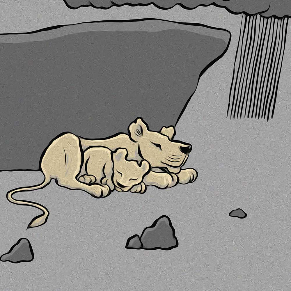 Truyện Ehon - Truyện tranh thai giáo: Sư tử dũng cảm