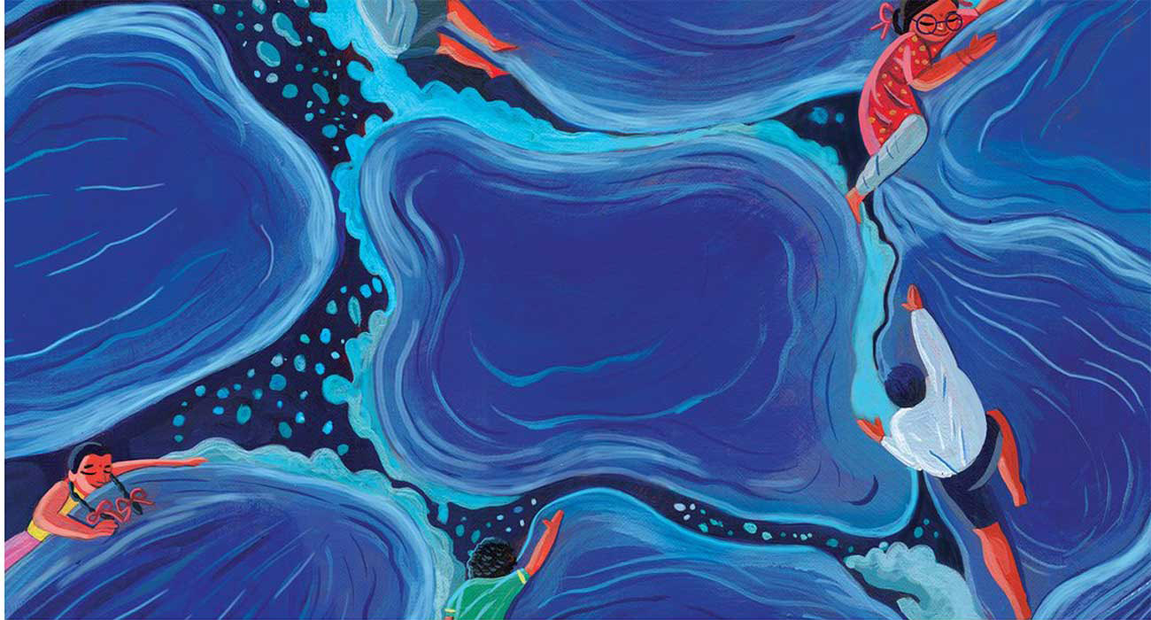 Truyện Ehon - Truyện tranh thai giáo: Bay trên những giọt mưa