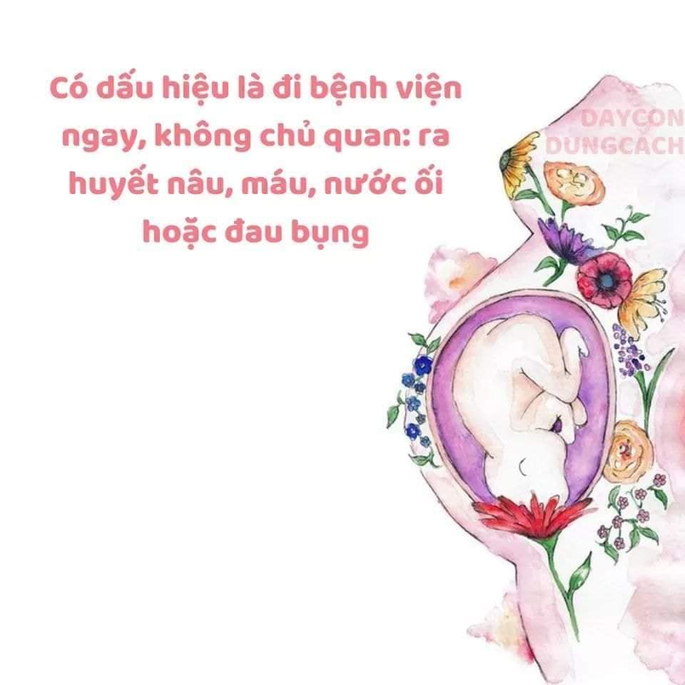 Gần ngày sinh các mẹ lưu ý nha <3