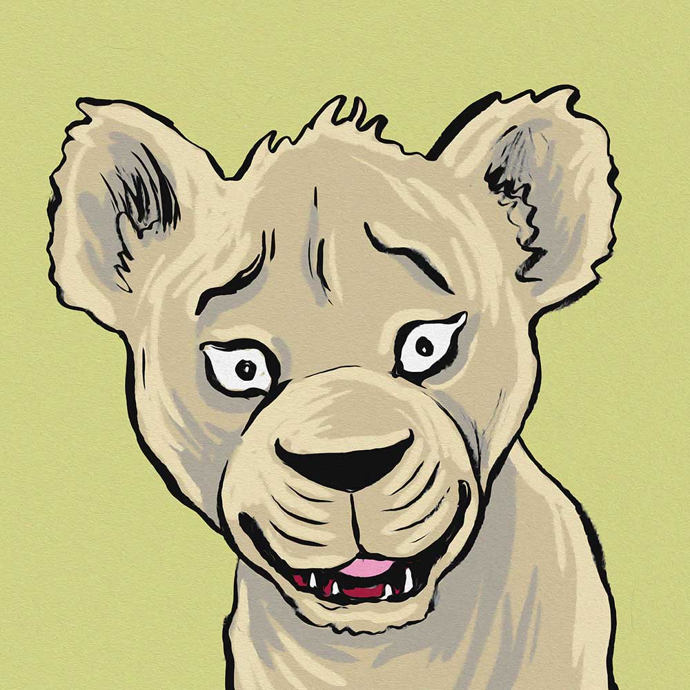 Truyện Ehon - Truyện tranh thai giáo: Sư tử dũng cảm