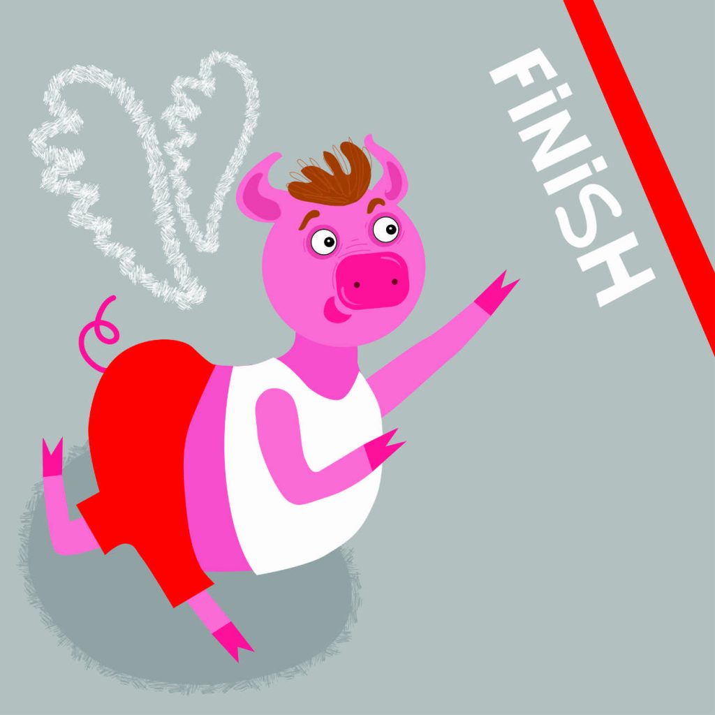 Truyện Ehon - Truyện tranh thai giáo: Chú lợn hồng