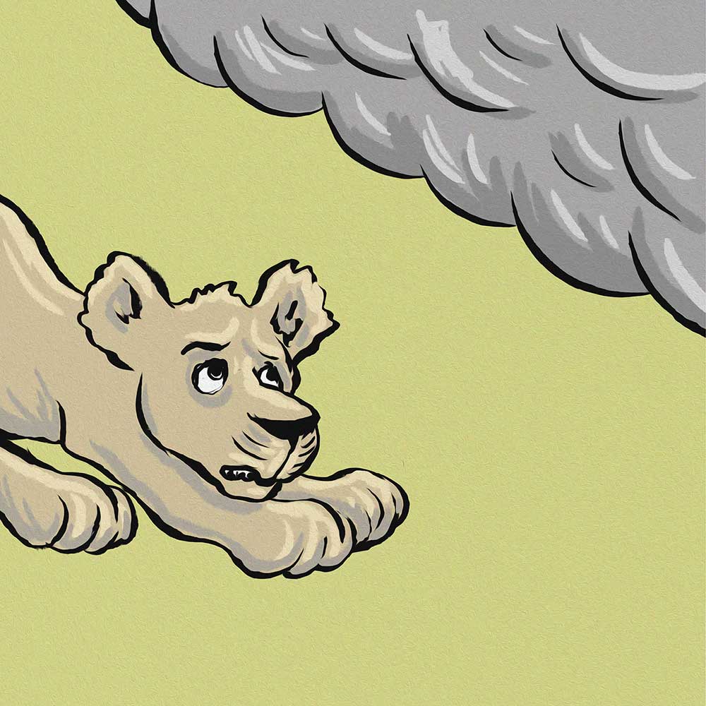 Truyện Ehon - Truyện tranh thai giáo: Sư tử dũng cảm