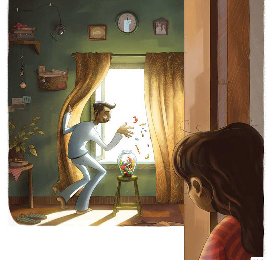 Truyện Ehon - Truyện tranh thai giáo: Hũ kẹo của bác Chuchu Manthu