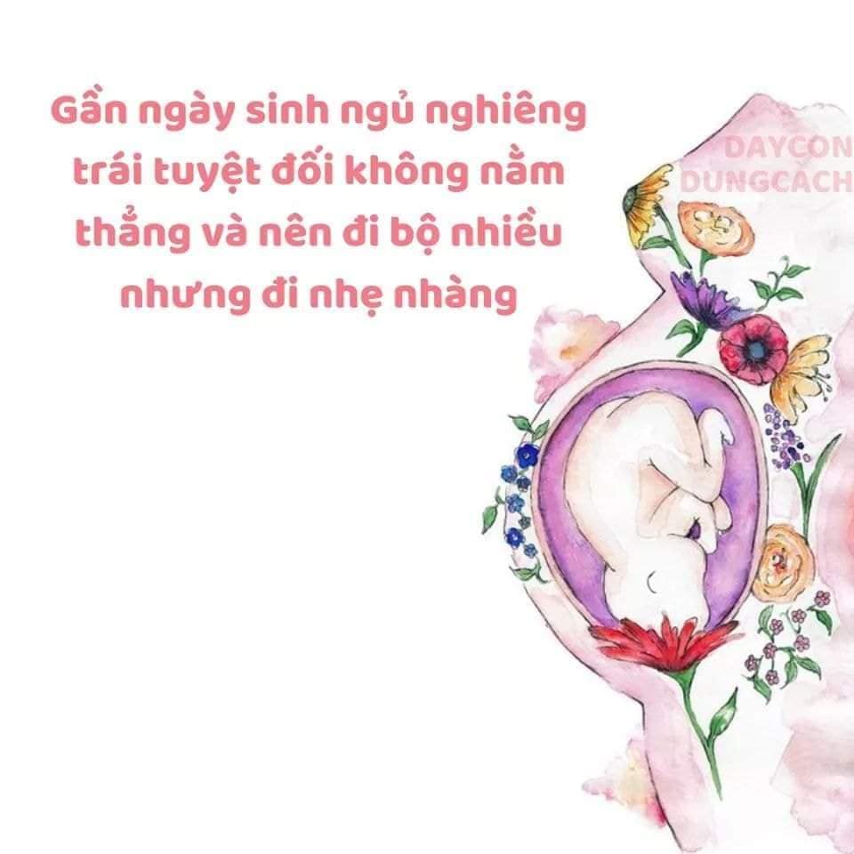 Gần ngày sinh các mẹ lưu ý nha <3