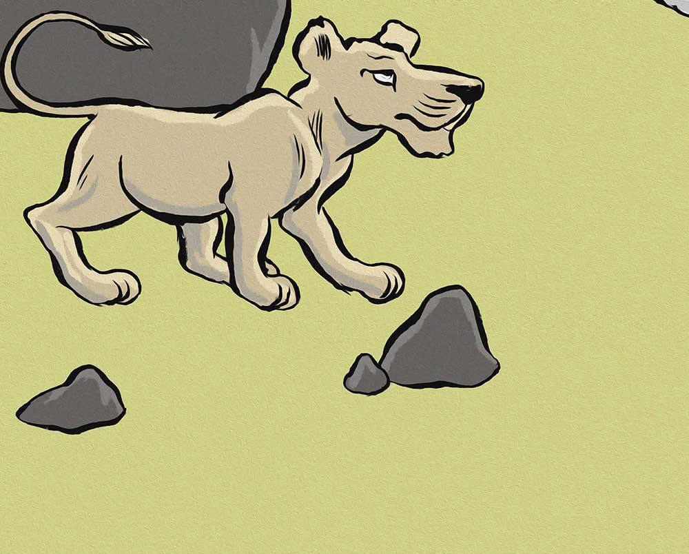 Truyện Ehon - Truyện tranh thai giáo: Sư tử dũng cảm