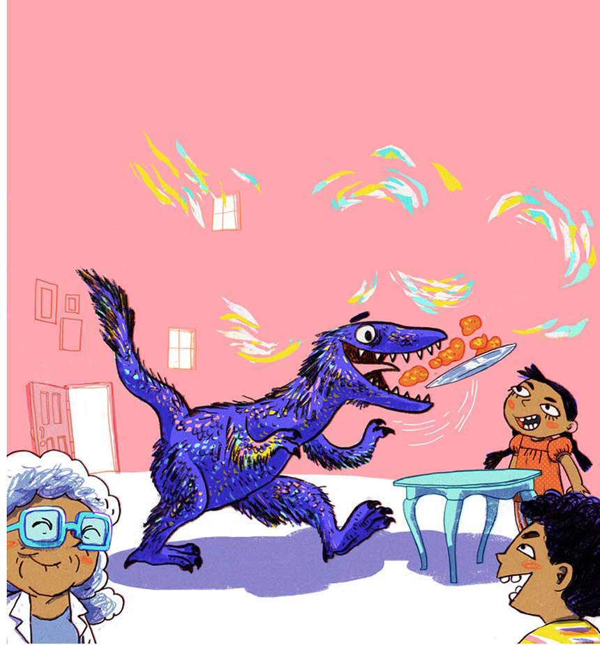 Truyện Ehon - Truyện tranh thai giáo: Khủng long Kaaka