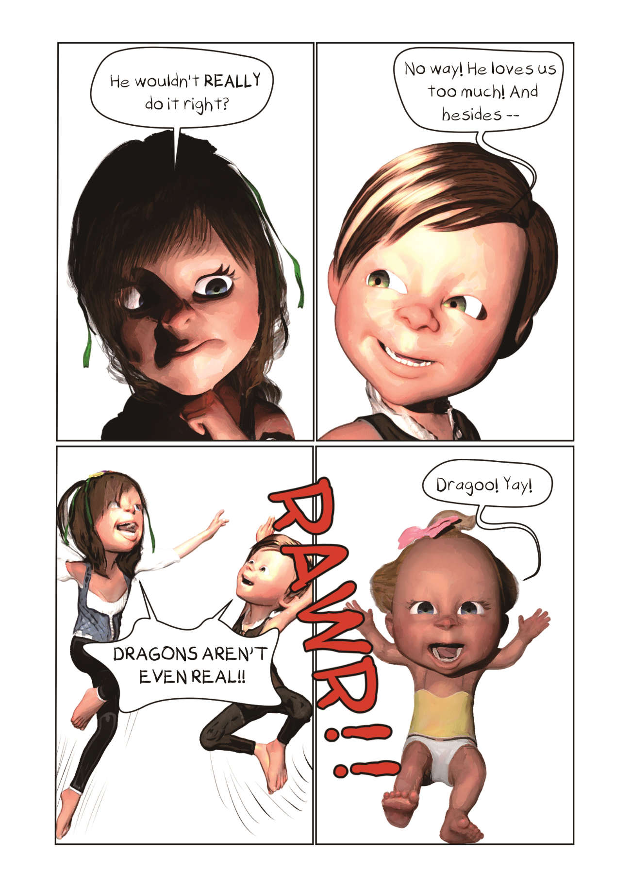 Truyện Ehon - Truyện tranh thai giáo: Những con rồng sẽ không tìm đến