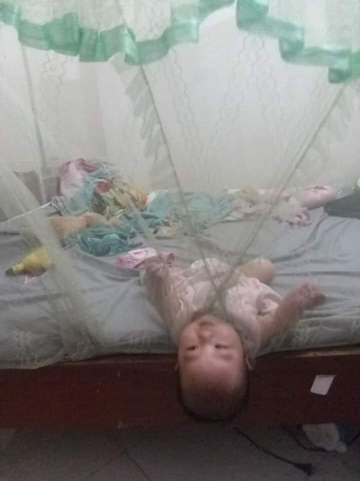 Góc làm người nhện 😂bé nào cũng phải bị ít nhất 1 vài lần phải ko các mẹ 😅