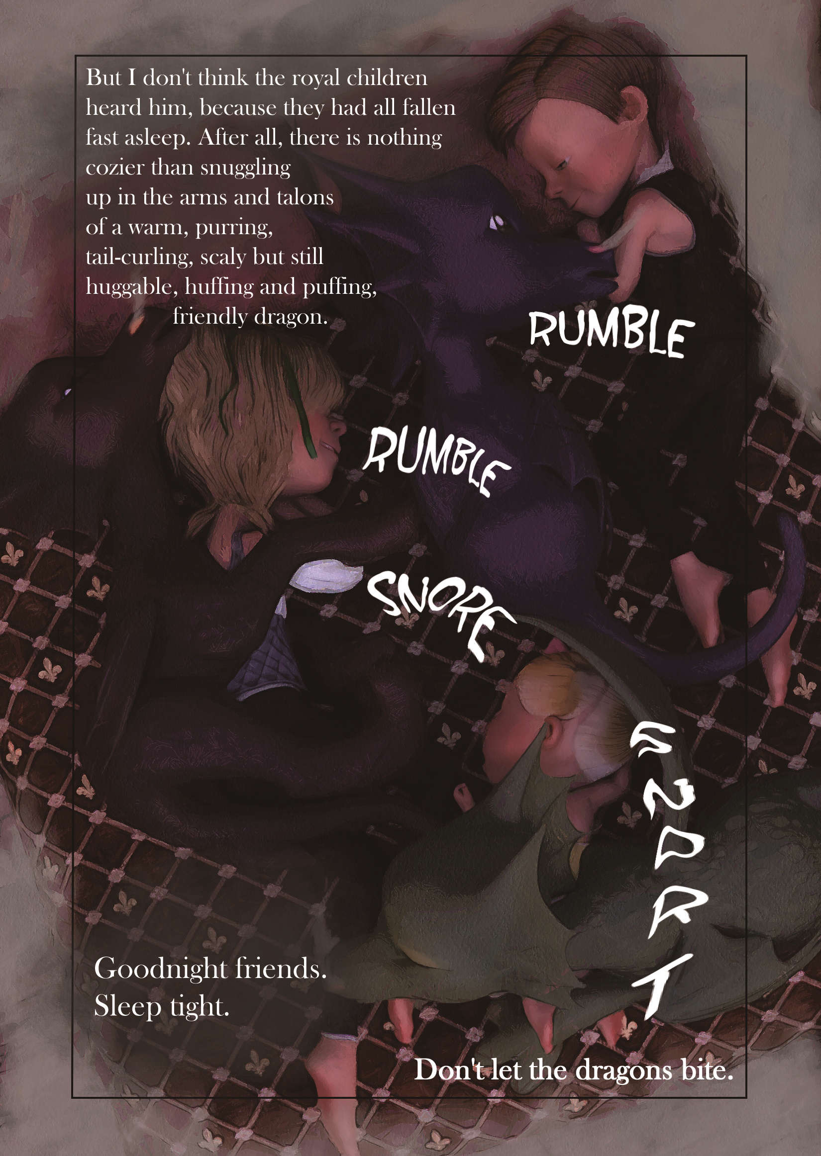 Truyện Ehon - Truyện tranh thai giáo: Những con rồng sẽ không tìm đến