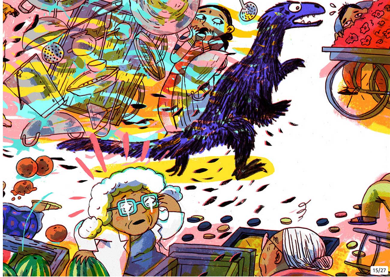 Truyện Ehon - Truyện tranh thai giáo: Khủng long Kaaka