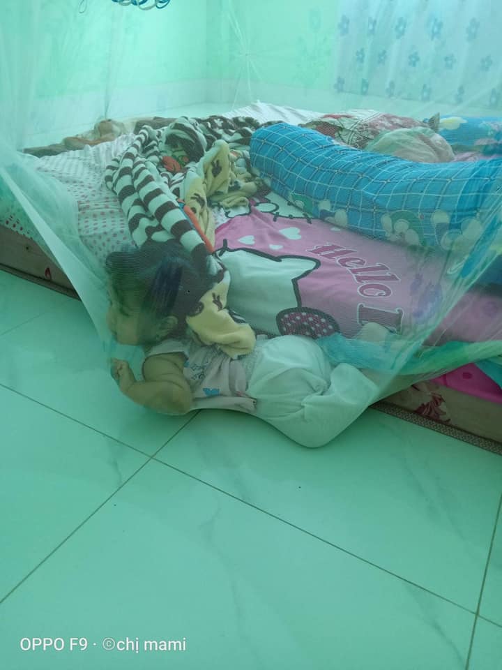 Góc làm người nhện 😂bé nào cũng phải bị ít nhất 1 vài lần phải ko các mẹ 😅