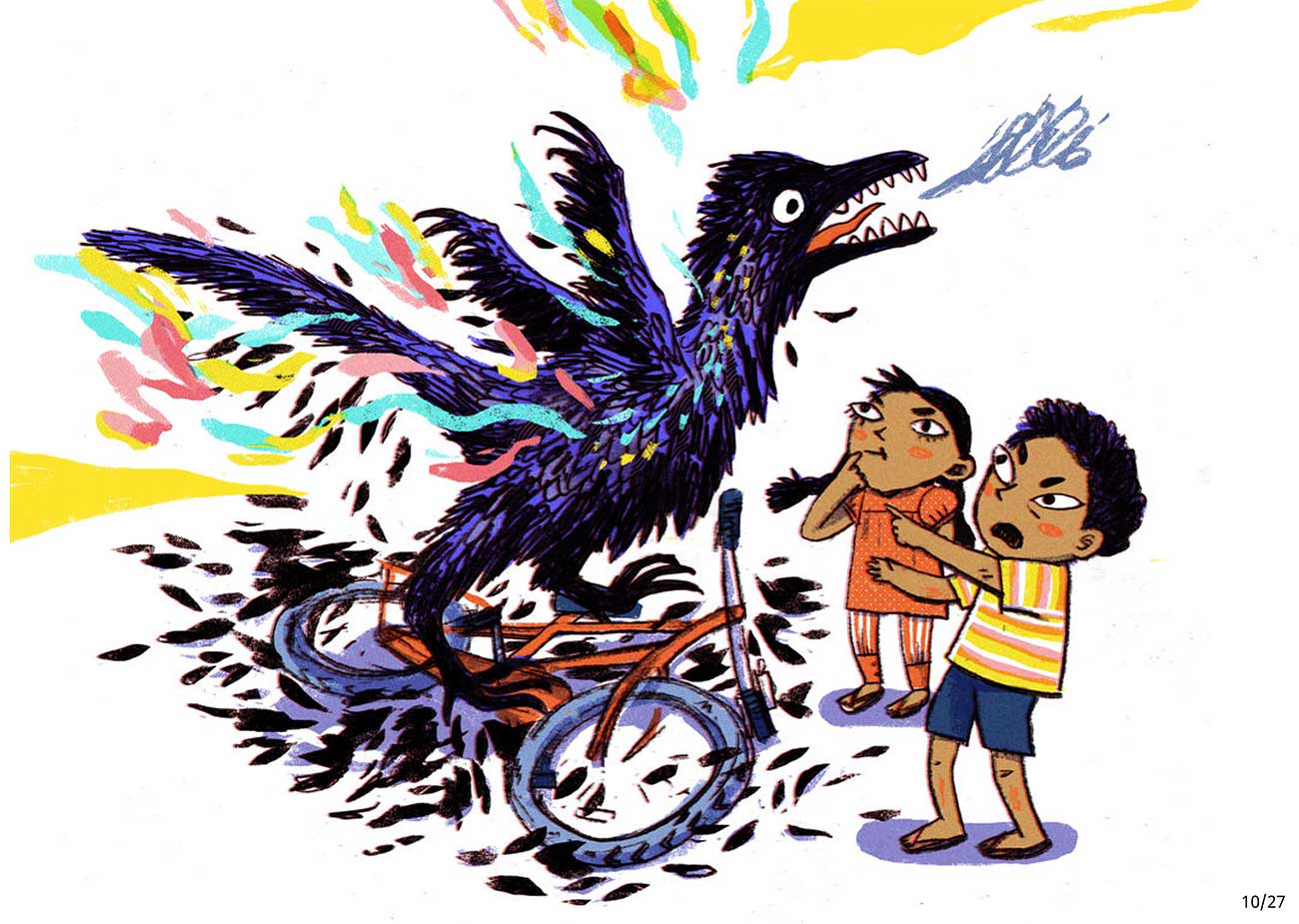 Truyện Ehon - Truyện tranh thai giáo: Khủng long Kaaka