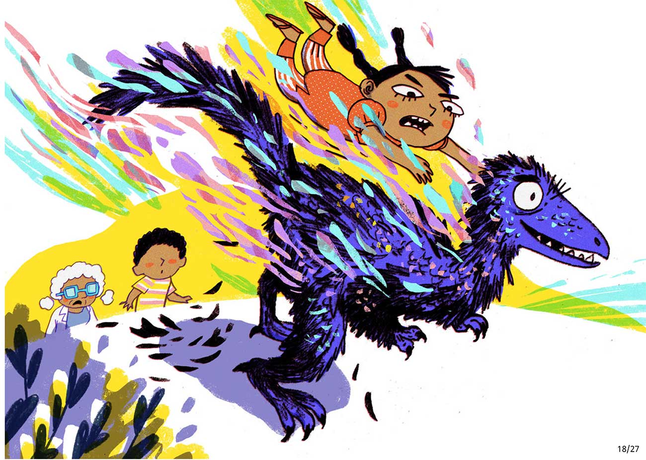 Truyện Ehon - Truyện tranh thai giáo: Khủng long Kaaka