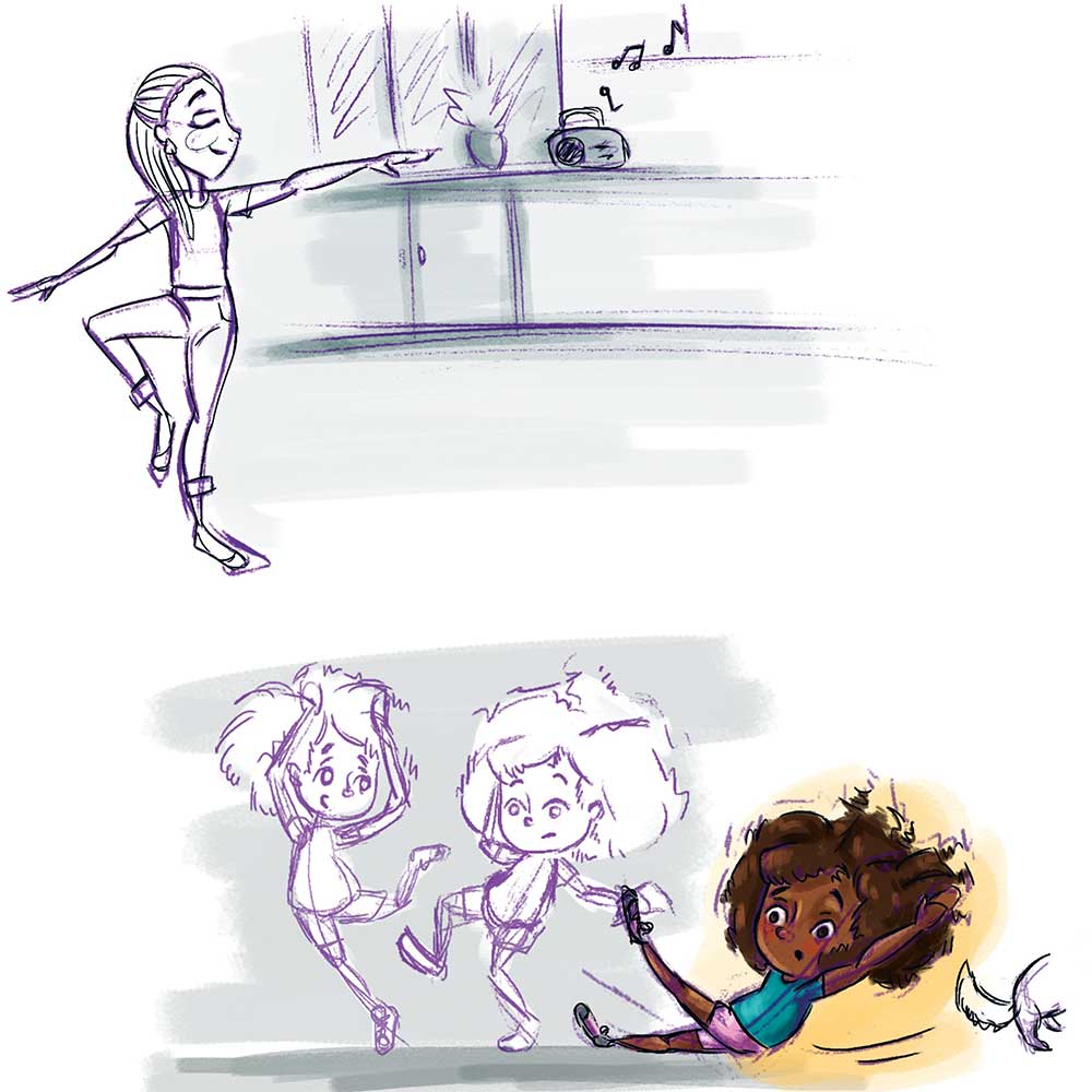 Truyện Ehon - Truyện tranh thai giáo: Vũ điệu của Mihlali