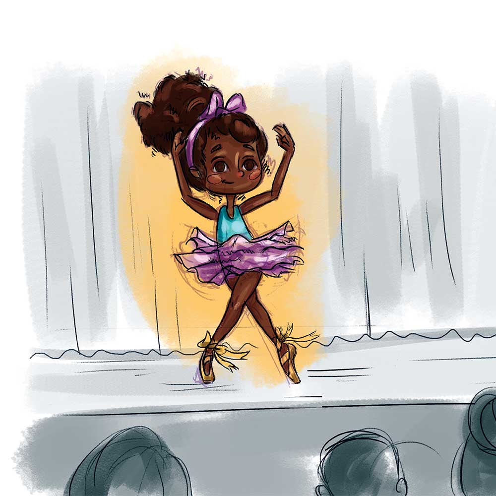 Truyện Ehon - Truyện tranh thai giáo: Vũ điệu của Mihlali