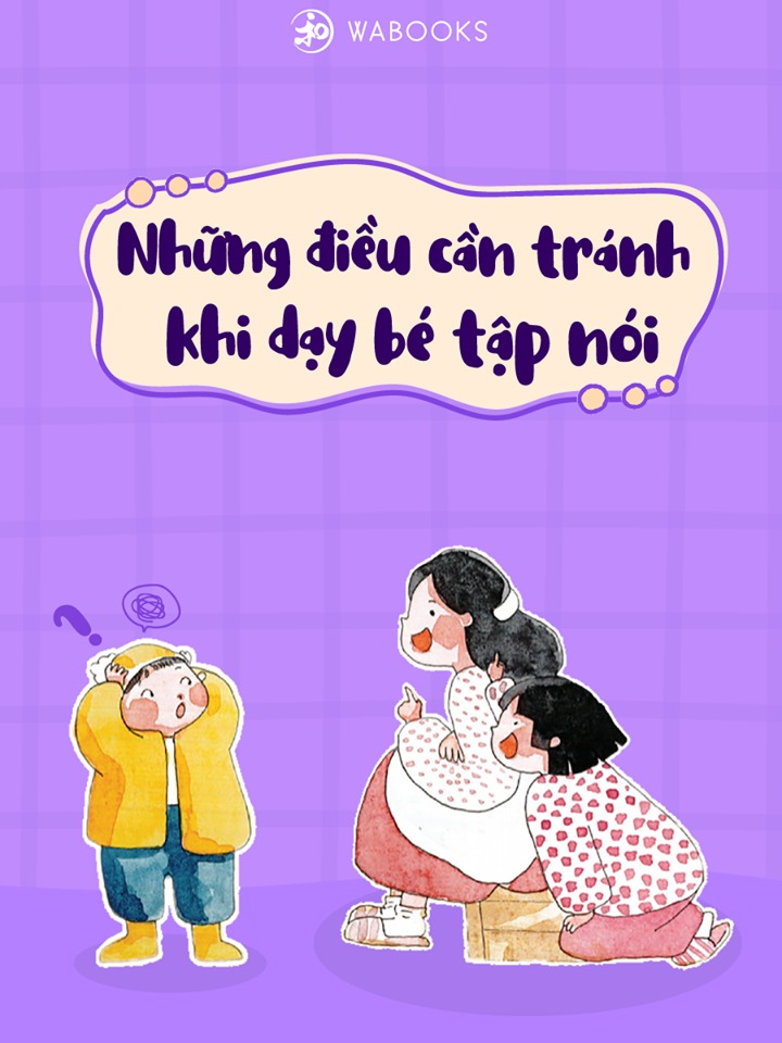 🍰🧁 Những Điều Cần Tránh Khi Dạy Trẻ Tập Nói

Bố mẹ không nên vì quá “hào hứng” mà dạy bé nói một cách vô tội vạ, nên có sự chọn lọc từ ngữ để dạy khi bé mới tập nói.
Các bé có khả năng lắng nghe và nhận biết âm thanh ngay từ trong bụng mẹ, càng được tiếp xúc nhiều với ngôn ngữ càng giúp bé sớm biết nói. Tuy nhiên, bố mẹ cũng nên tránh những điều dưới đây trong khi dạy bé tập nói

🧬 Lặp lại lỗi phát âm sai của bé:
Khi các bé mới tập nói thường không thể tránh khỏi việc phát âm ngọng, sai nghe rất ngộ nghĩnh, đáng yêu, nên có người cố tình lặp lại theo cách nói của bé một cách thích thú. Tuy nhiên, việc làm này nếu kéo dài và thường xuyên, vô tình sẽ trở thành thói quen, khiến bé ngày càng nói ngọng hơn và việc sửa lỗi cho bé cũng khó khăn hơn. Vì vậy, bố mẹ cần phải phát âm thật chuẩn xác và nhẹ nhàng khi dạy bé nói, kiên nhẫn nói đi nói lại từ đúng rồi để bé lặp lại.

🧬 Trợ giúp bé quá nhanh:
Chỉ cần thấy bé lấy tay chỉ bình nước là ngay lập tức các thành viên trong gia đình lấy nước cho bé uống. Việc đoán biết đúng ý muốn của con khiến các bà mẹ cảm thấy rất vui, tuy nhiên việc này đã tước mất cơ hội tập nói của bé, dễ khiến bé lười suy nghĩ và không chịu tìm cách biểu đạt mong muốn của mình bằng lời nói. Đây là những lỗi phổ biến của nhiều bậc cha mẹ.
Để tránh và khắc phục lỗi này, thay vì phản xạ nhanh trước những nhu cầu của bé, bố mẹ hãy tìm cách khích lệ, động viên bé phát ra âm thanh, và dùng ngôn ngữ thể hiện mong muốn của mình.

🧬 Dạy bé nói từ “người lớn”:
Nhiều gia đình, cả ba mẹ và ông bà đều không ý thức được việc nên chọn lựa từ ngữ mà cứ vô tư dạy bé những từ không hay, vì cho rằng về sau có thể uốn nắn lại cũng không sao. Khi thấy bé nói được những từ “người lớn” một cách ngộ nghĩnh, các bậc phụ huynh không thấy khó chịu mà còn vô cùng thích thú.
Thực chất những tiếng nói đầu đời rất ý nghĩa với con trẻ, là cột mốc đầu tiên cho những câu nói khác để mở rộng kỹ năng giao tiếp xã hội, mọi từ ngữ bé học được đều được vận dụng và khó sửa đổi về sau. Vì vậy, mọi thành viên trong gia đình không nên vì quá “hào hứng” mà dạy bé nói một cách vô tội vạ, nên có sự chọn lọc từ ngữ để dạy khi bé mới tập nói.

🧬 Dạy bé …trả treo:
Có nhiều cha mẹ cố tình nói sai để tập cho bé cãi lại, vì nghĩ rằng như vậy là bé thông minh, khôn khéo. Tuy nhiên, khi “trả treo” trở thành thói quen sẽ ảnh hưởng xấu đến sự giao tiếp của bé về sau.
Ở giai đoạn dưới 3 tuổi nhận thức của bé còn chưa phát triển, ngôn ngữ của bé chỉ đơn giản là bắt chước người lớn, chứ chưa hề hiểu hết ý nghĩa của lời nói. Vì vậy, bố mẹ nên chú ý cách cư xử, giao tiếp của mình để con học được những điều hay, đẹp. Những từ ngữ không hay khi qua miệng con trẻ bi bô dù nghe dễ thương thế nào thì cũng cần chấn chỉnh, vì chúng ta không thể biết con có thể vận dụng thường xuyên và nhớ dai thế nào, để lâu về sau muốn sửa cũng không dễ.

🧬 Giải thích không thống nhất:
Ở tuổi tập nói các bé rất tò mò, thường hay hỏi, nhiều khi những câu hỏi rất ngu ngơ và chi tiết làm người lớn khó chịu. Ba mẹ khi này cũng hay nghĩ con còn nhỏ nên chỉ giải thích qua loa. Tuy nhiên, nếu vấn đề không quá phức tạp, chúng ta nên dành thời gian giải thích một cách dễ hiểu nhất cho con và tuyệt đối tránh việc mẹ nói thế này ba lại nói thế khác bởi điều đó rất dễ làm mất lòng tin ở con trẻ.

🧬 Ít giao tiếp cùng con:
Ngôn ngữ được trau dồi sau một quá trình dài giao tiếp, nhiều bố mẹ đã quá bận bịu nên thường không dành nhiều thời gian để nói chuyện với con. Đối với trẻ, việc nói chuyện với cha mẹ cũng như các thành viên trong nhà vừa là điều tuyệt vời giúp nuôi dưỡng cảm xúc, vừa là cách tốt nhất giúp ngôn ngữ con phát triển.
Ngoài ra, trẻ có thể học thêm và mở rộng vốn từ thông qua những cuốn sách phù hợp lứa tuổi, bố mẹ hãy dành thời gian ít nhất mỗi ngày 10 phút để cùng con đọc sách nhé. Đọc sách cùng bố mẹ sẽ khiến thế giới đồng thoại trong cuốn sách sẽ trọn vẹn và kỳ diệu hơn với con đấy.