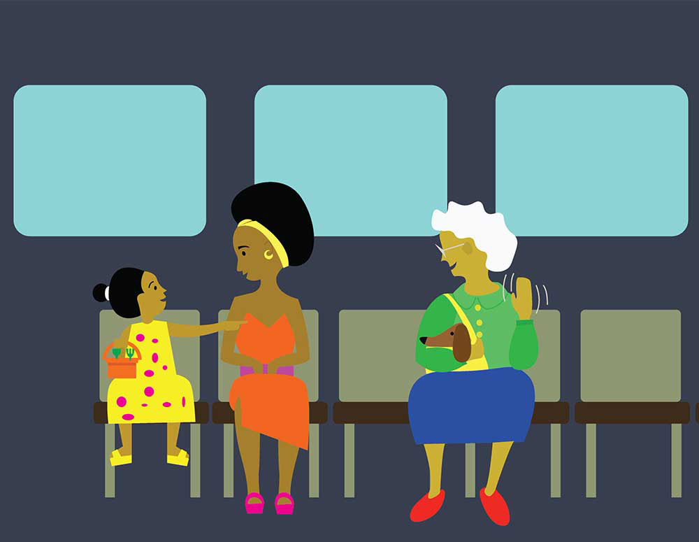 Truyện Ehon - Truyện tranh thai giáo: Hành khách đi tàu