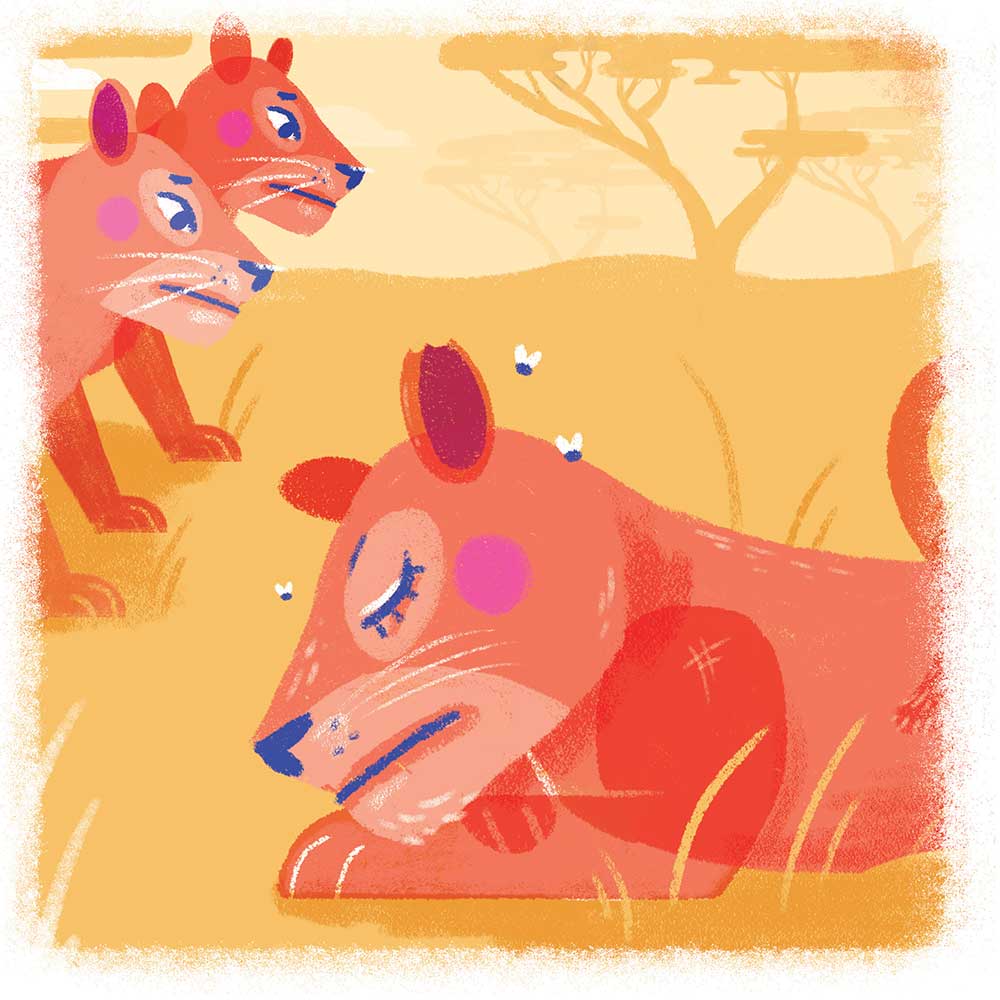 Truyện Ehon - Truyện tranh thai giáo: Sư Tử mẹ cần nghỉ ngơi