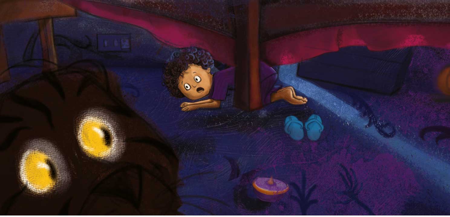 Truyện Ehon - Truyện tranh thai giáo: Ở dưới gầm giường