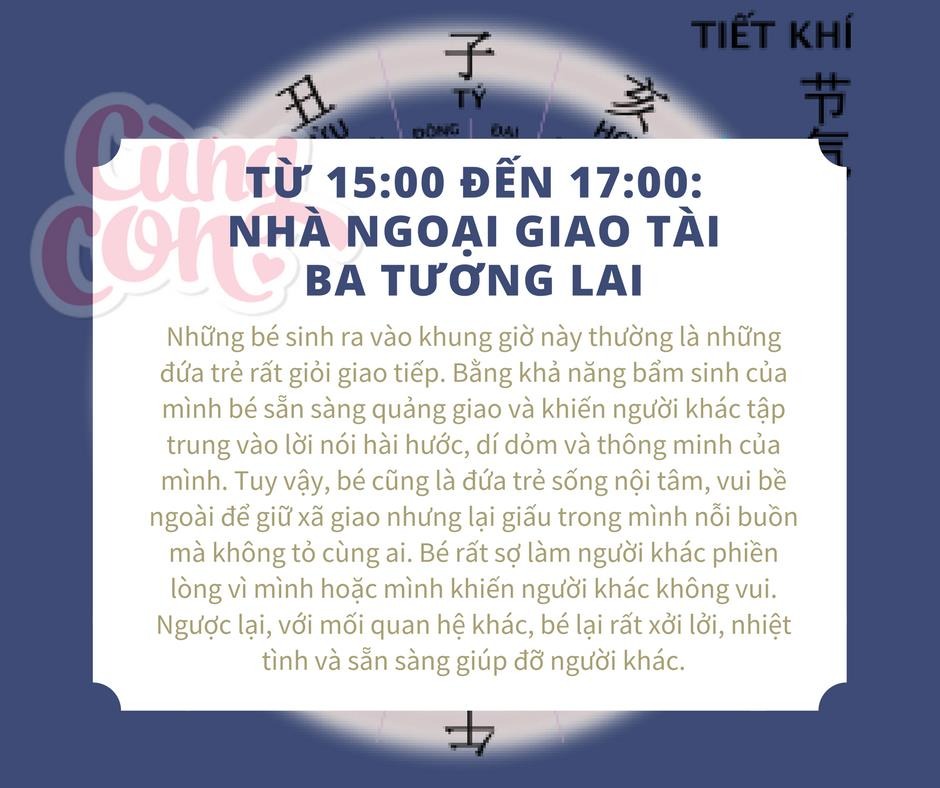 Giờ sinh cũng tiết lộ những điều bất ngờ về em bé của mom đó, mom bít chưa nè?