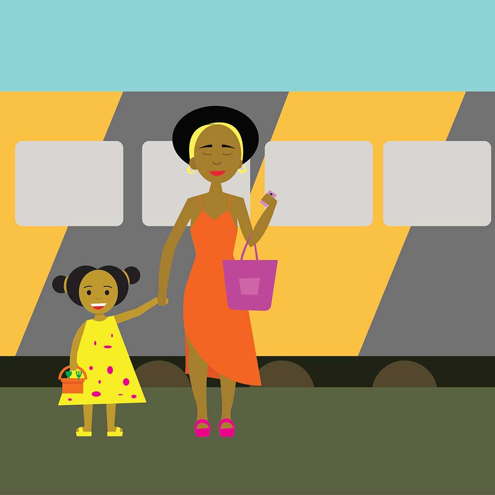 Truyện Ehon - Truyện tranh thai giáo: Hành khách đi tàu