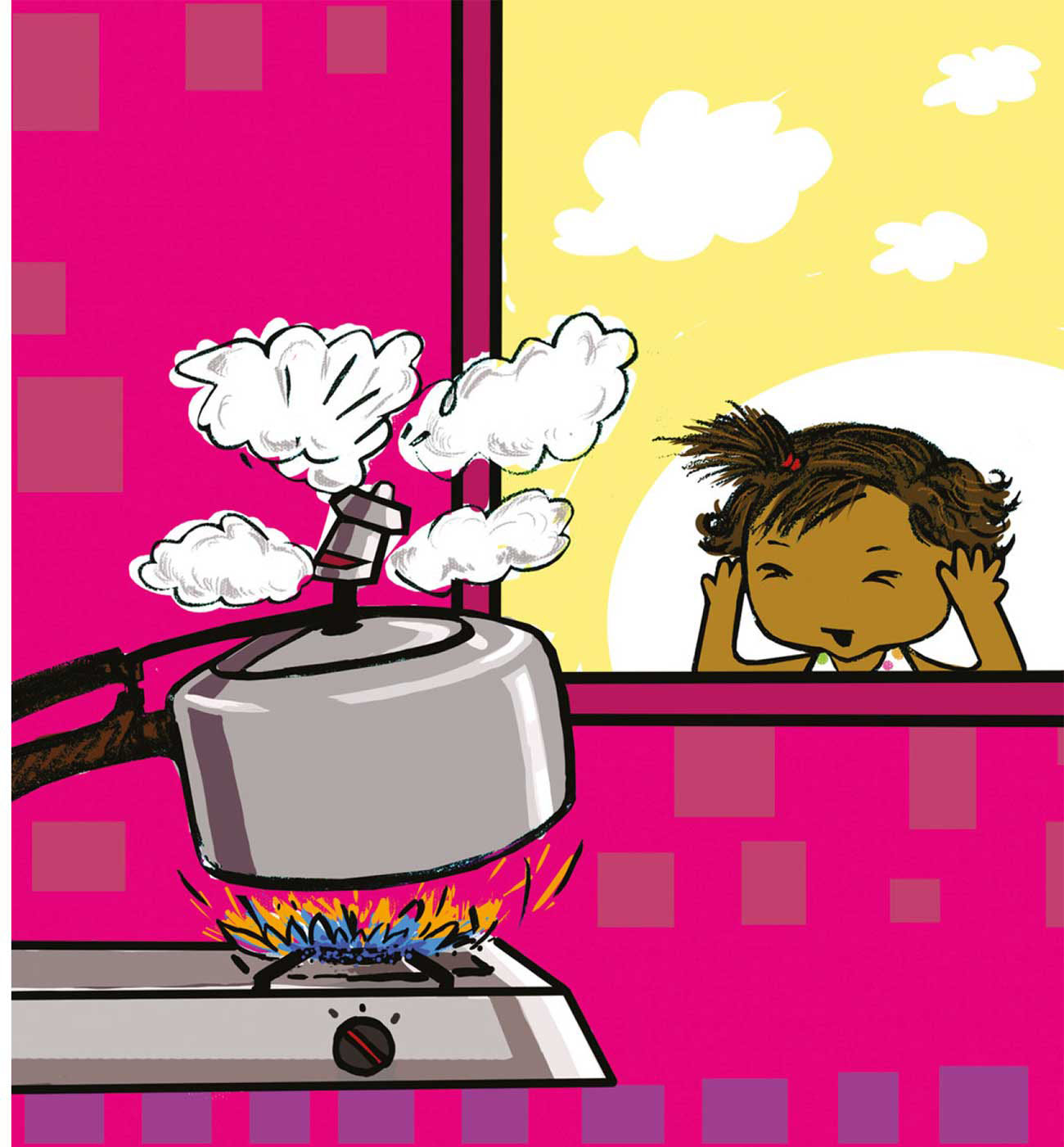 Truyện Ehon - Truyện tranh thai giáo: Tiếng động gì thế nhỉ?