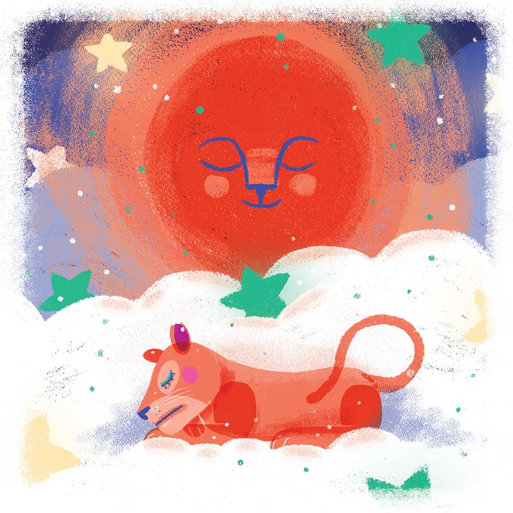 Truyện Ehon - Truyện tranh thai giáo: Sư Tử mẹ cần nghỉ ngơi