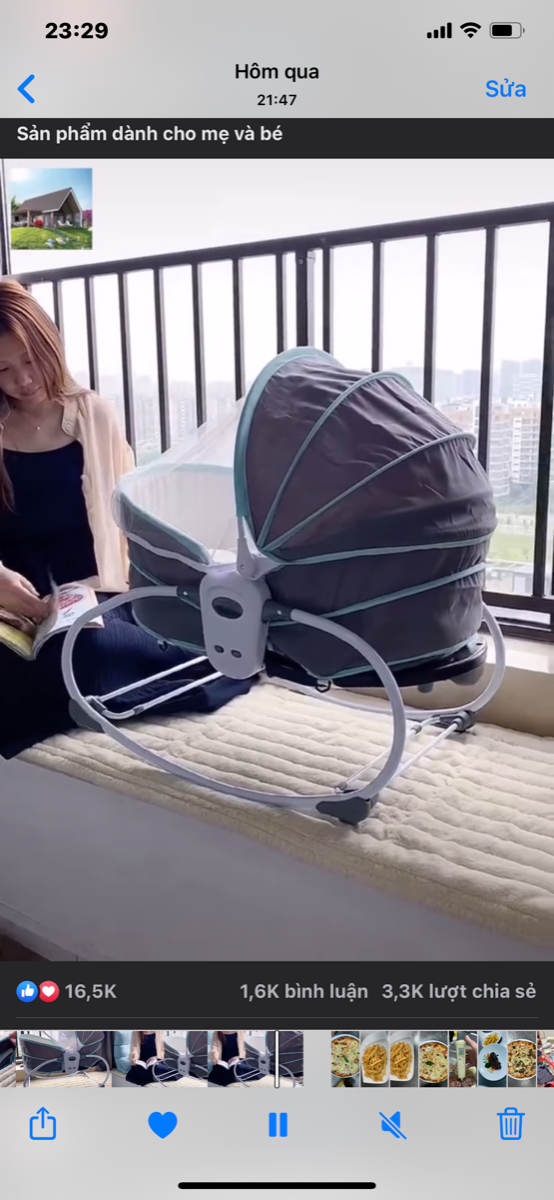Các Mon nào biết nôi này bán ở đâu không ạ. Chỉ giúp e với