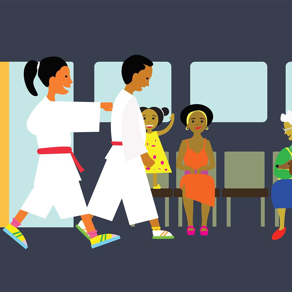 Truyện Ehon - Truyện tranh thai giáo: Hành khách đi tàu