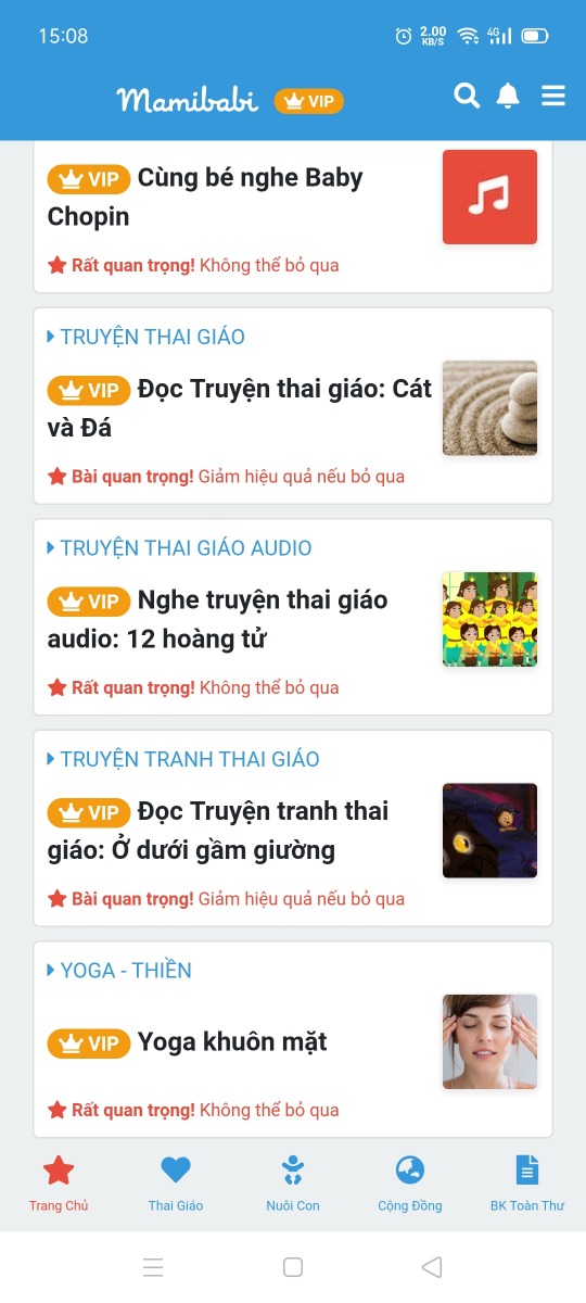 Các mẹ thai giáo toàn cho con nghe mỗi nhạc ko nhỉ, trên app này nhiều hoạt động hay mà. Nghe hoài nhạc mãi cũng chán. Nghe nhạc ko thì lên youtube nghe cũng đc. Mà youtube cũng tuyền nhạc giao hưởng, nghe 1 hồi cũng chán luôn. Mình còn chán huống chi là con, phải ko các mẹ 😂😂😂