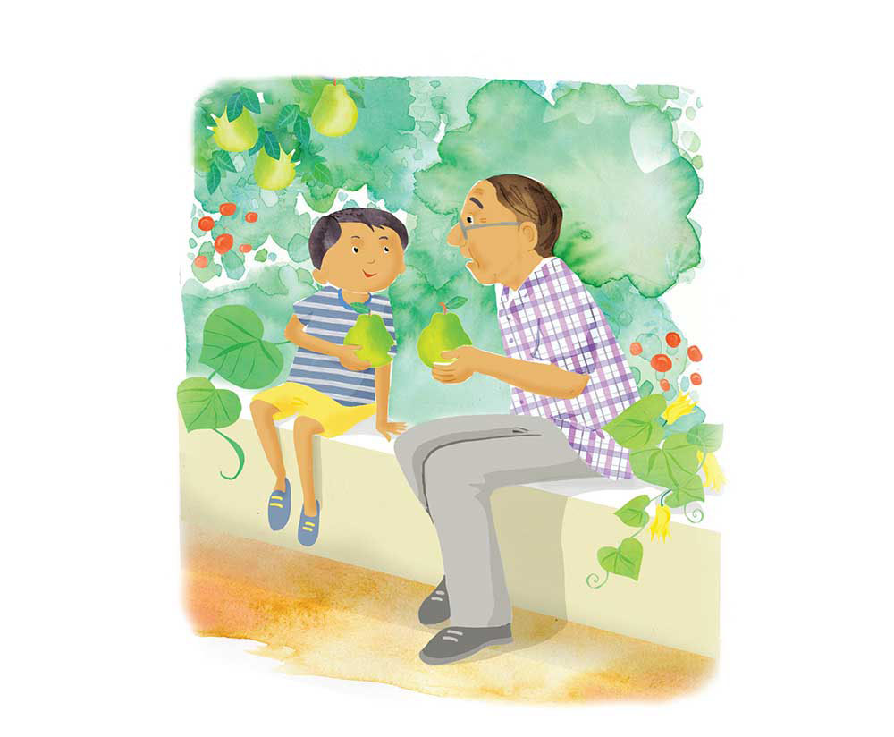 Truyện Ehon - Truyện tranh thai giáo: Khu vườn của ông Farouk