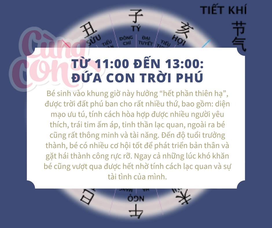 Giờ sinh cũng tiết lộ những điều bất ngờ về em bé của mom đó, mom bít chưa nè?