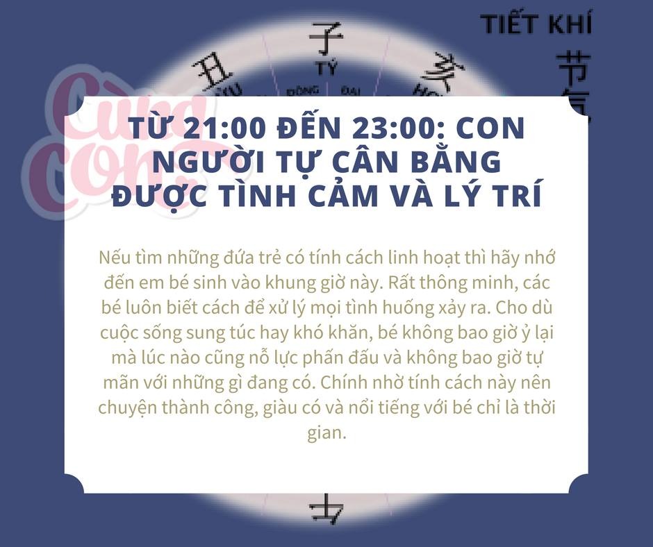 Giờ sinh cũng tiết lộ những điều bất ngờ về em bé của mom đó, mom bít chưa nè?