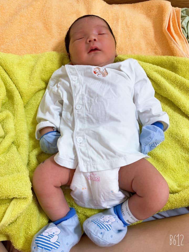 Mình đã mẹ tròn con vuông bé 39 tuần sinh dc 3kg9