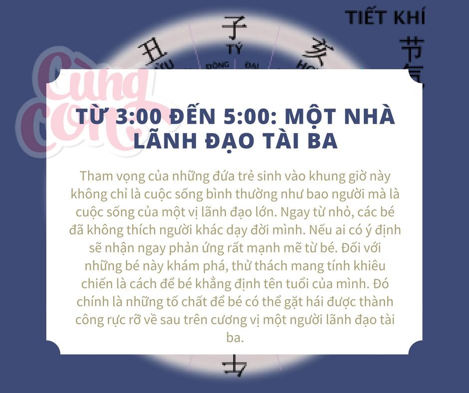 Giờ sinh cũng tiết lộ những điều bất ngờ về em bé của mom đó, mom bít chưa nè?