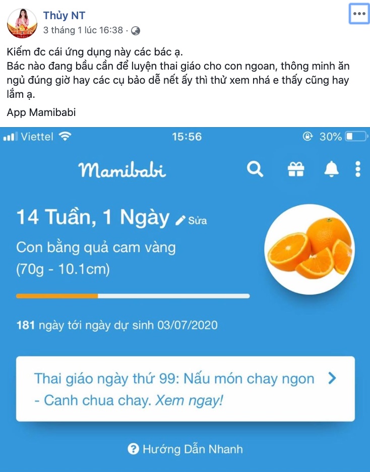 REVIEW CỦA CÁC MOM VỀ MAMIBABI

Mamibabi biết các mom có rất nhiều lựa chọn, cảm ơn các mom đã lựa chọn Mamibabi. Ngày nào đội ngũ admin cũng mở những chia sẻ này ra đọc để có thêm động lực phục vụ các mom đc tốt hơn nữa.

Hôm nay mom nào chưa thai giáo cho bé thì vào thai giáo cho bé ngay nha, bé đang đợi mom đó!!!

From Mamibabi Team with love 🥰🥰😍