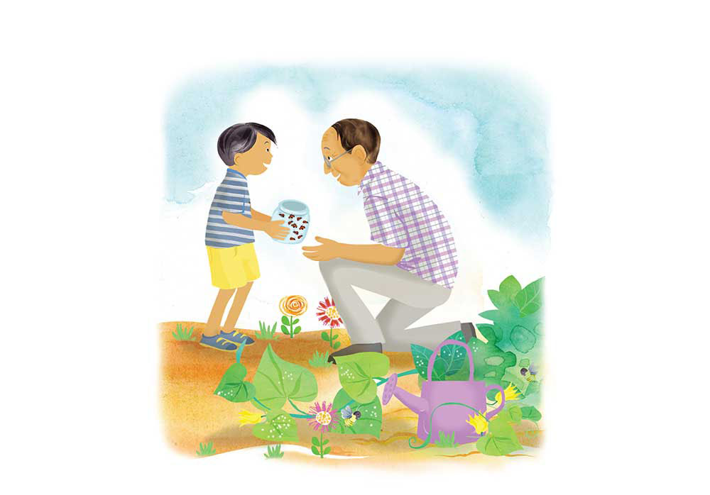 Truyện Ehon - Truyện tranh thai giáo: Khu vườn của ông Farouk