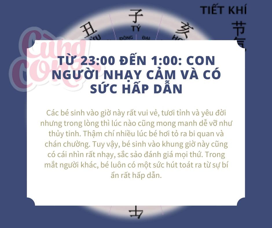 Giờ sinh cũng tiết lộ những điều bất ngờ về em bé của mom đó, mom bít chưa nè?