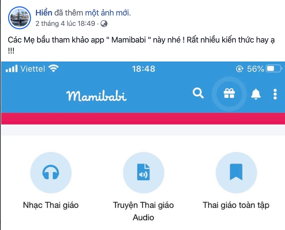 REVIEW CỦA CÁC MOM VỀ MAMIBABI

Mamibabi biết các mom có rất nhiều lựa chọn, cảm ơn các mom đã lựa chọn Mamibabi. Ngày nào đội ngũ admin cũng mở những chia sẻ này ra đọc để có thêm động lực phục vụ các mom đc tốt hơn nữa.

Hôm nay mom nào chưa thai giáo cho bé thì vào thai giáo cho bé ngay nha, bé đang đợi mom đó!!!

From Mamibabi Team with love 🥰🥰😍