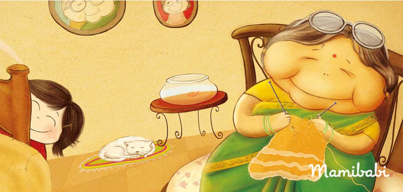 Truyện Ehon - Truyện tranh thai giáo: Cặp kính của bà