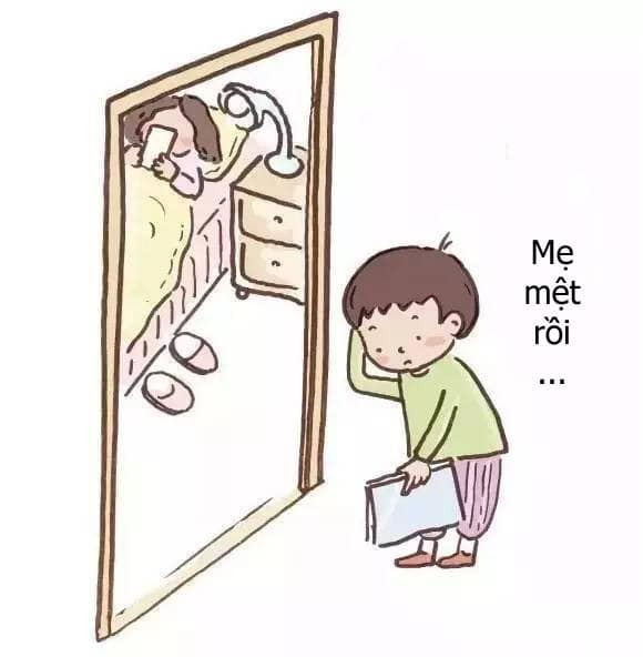 Bộ tranh: Mẹ luôn nghĩ mình yêu con nhất, nhưng bé còn yêu mẹ nhiều hơn thế ❤️