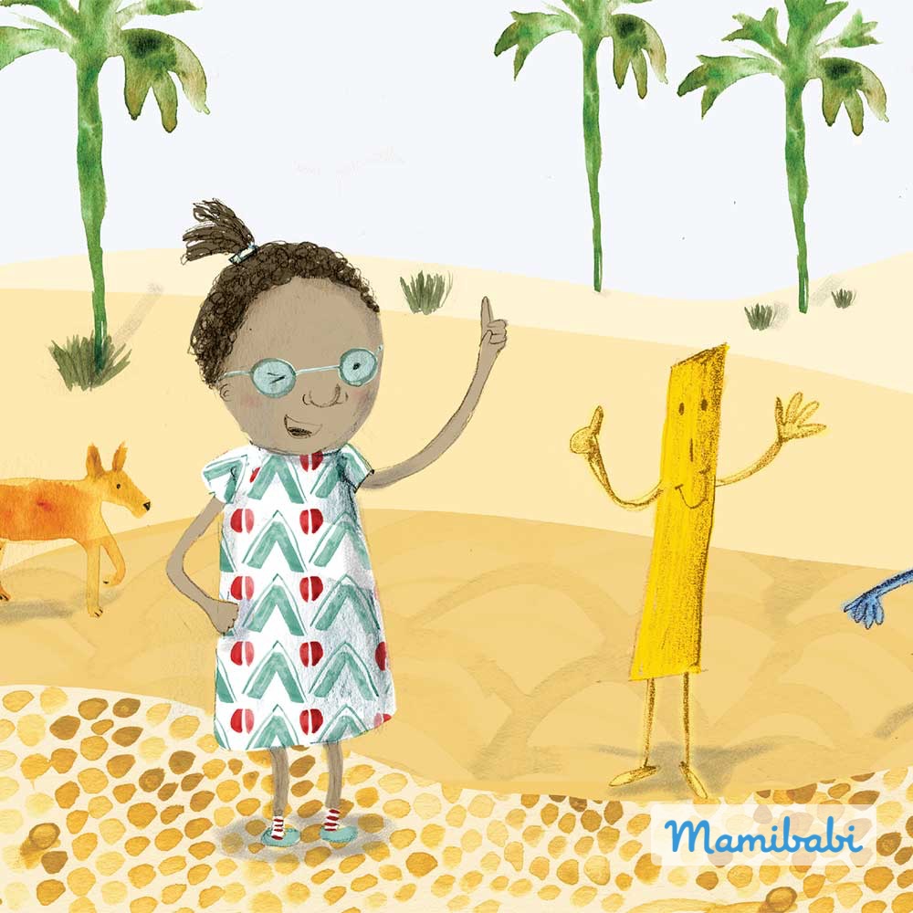 Truyện Ehon - Truyện tranh thai giáo: Zanele nhìn thấy những con số