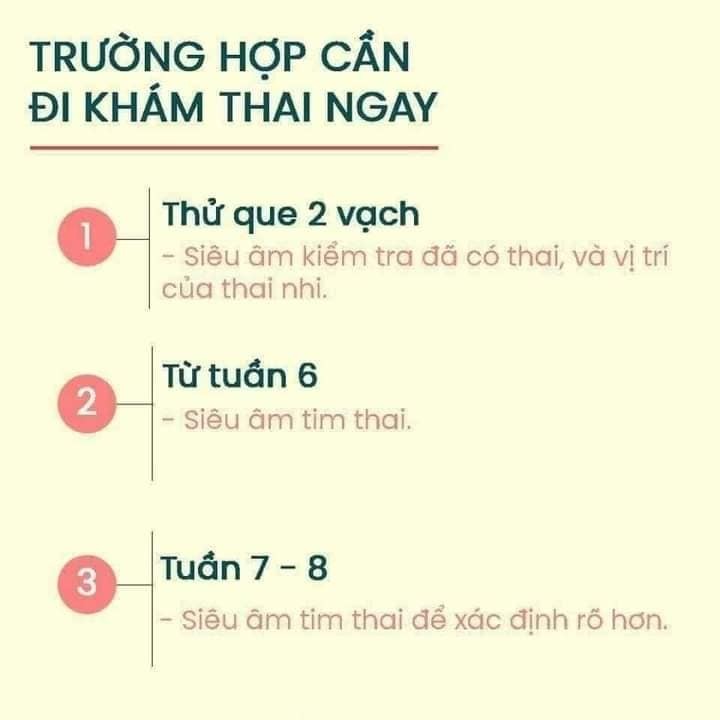 Trường hợp cần đi khám thai gấp mẹ lưu ý nè