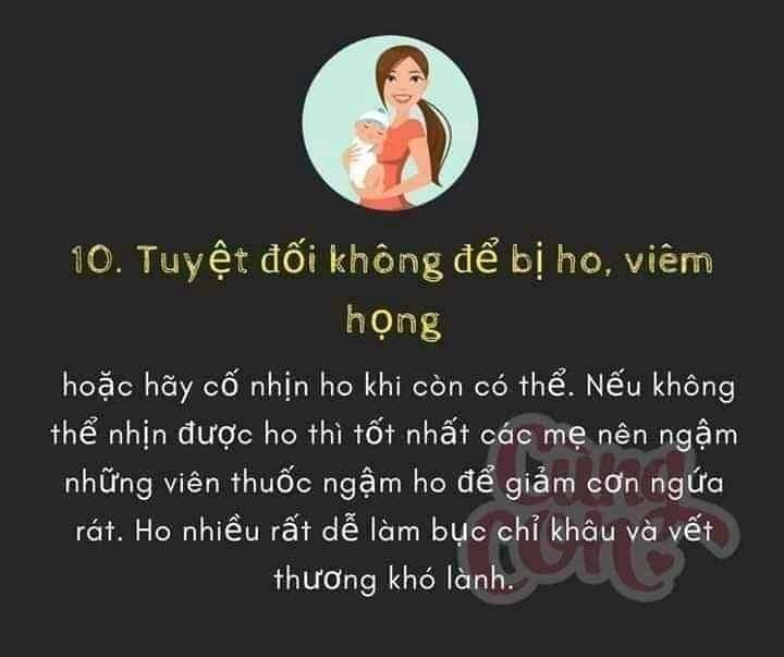 21 điều nhất định phải kiêng kỵ sau sinh