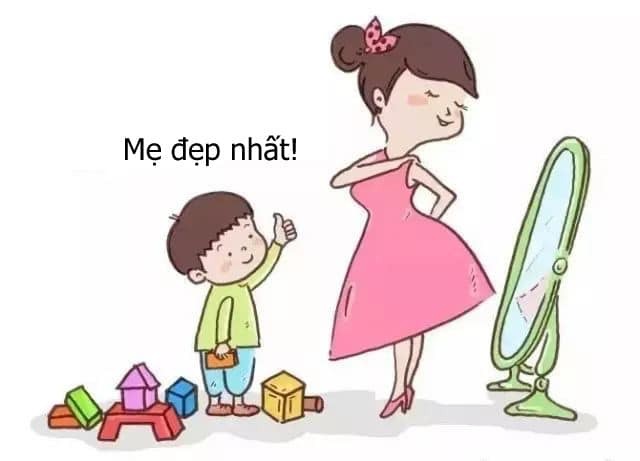 Bộ tranh: Mẹ luôn nghĩ mình yêu con nhất, nhưng bé còn yêu mẹ nhiều hơn thế ❤️
