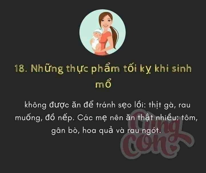 21 điều nhất định phải kiêng kỵ sau sinh
