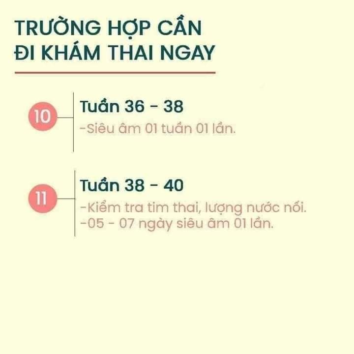 Trường hợp cần đi khám thai gấp mẹ lưu ý nè