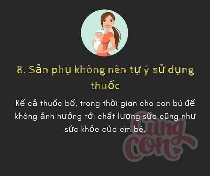 21 điều nhất định phải kiêng kỵ sau sinh