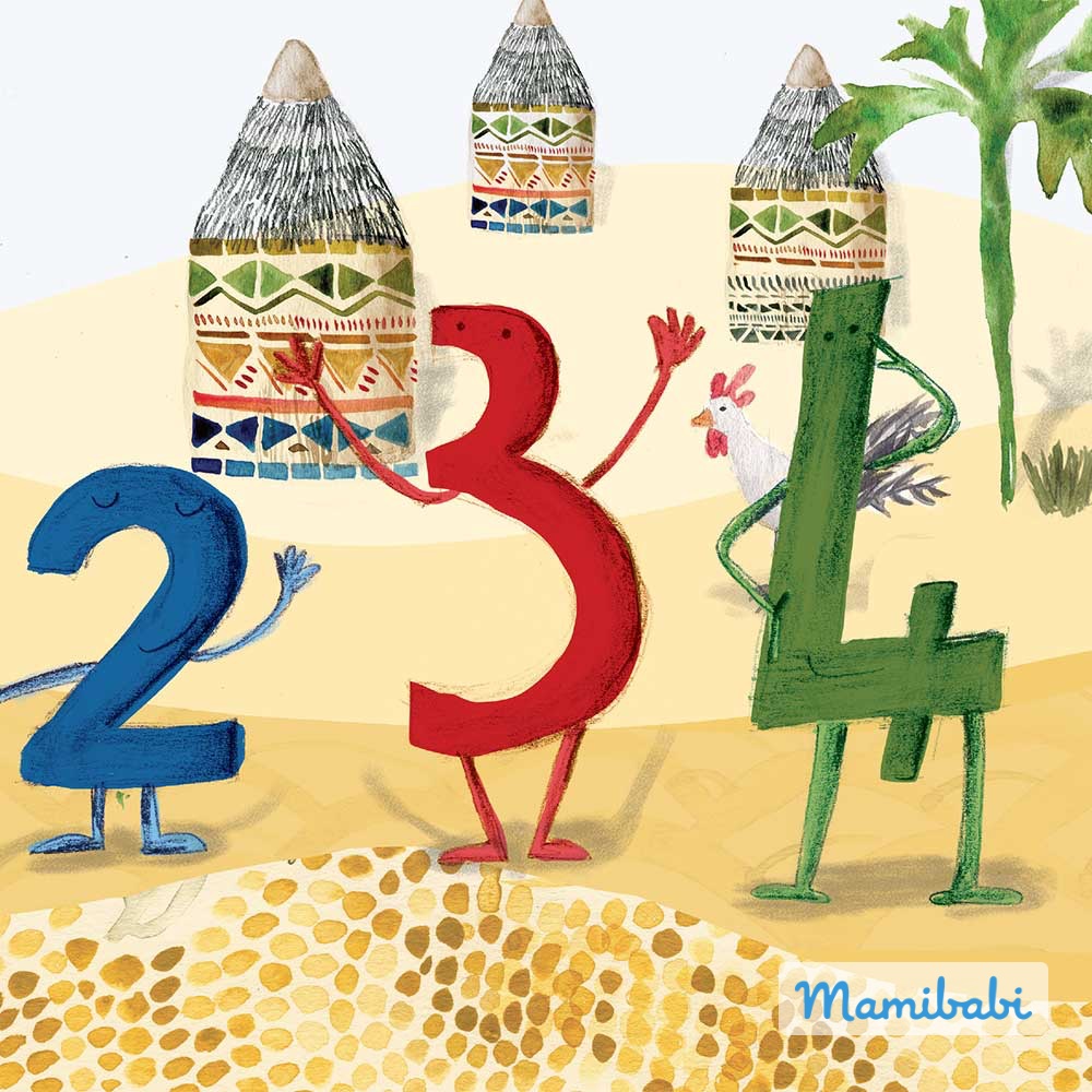 Truyện Ehon - Truyện tranh thai giáo: Zanele nhìn thấy những con số